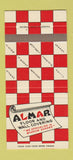 Matchbook Cover - Almar Floor Wall Covering Clifton Heights PA girlie 30 Strike