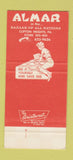 Matchbook Cover - Almar Floor Wall Covering Clifton Heights PA girlie 30 Strike