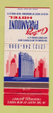 Matchbook Cover - Century Paramount Hotel New York City 30 Strike