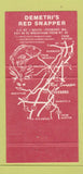 Matchbook Cover - Demetri's Red Snapper Restaurant Foxboro MA 30 Strike