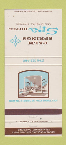 Matchbook Cover - Palm Springs Spa Hotel CA 30 Strike