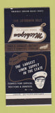 Matchbook Cover - Michigan Towel Supply Detroit Lansing MI girlie 30 Strike