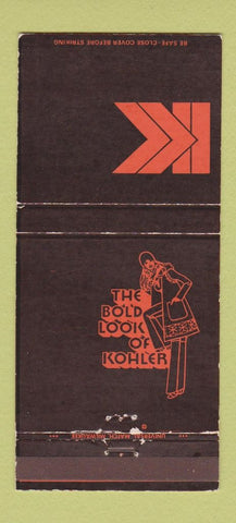 Matchbook Cover - Kohler Bathroom Fixtures 30 Strike