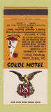 Matchbook Cover - Sokol Motel Tampa FL 30 Strike