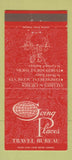 Matchbook Cover - Going Places Travel Agency Birmingham MI 30 Strike