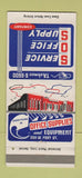 Matchbook Cover - Service Office Supply Detroit MI girlie 30 Strike