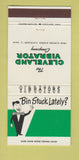 Matchbook Cover - Cleveland Vibrator OH 30 Strike