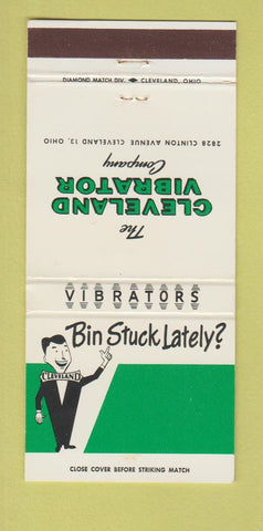 Matchbook Cover - Cleveland Vibrator OH 30 Strike