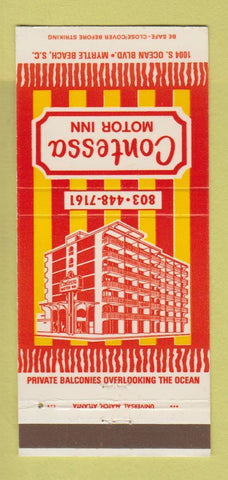 Matchbook Cover - Contessa Motor Inn Myrtle Beach SC 30 Strike