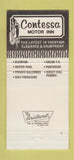 Matchbook Cover - Contessa Motor Inn Myrtle Beach SC 30 Strike