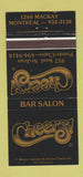 Matchbook Cover - Cheers Bar Montreal QC 30 Strike