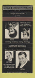 Matchbook Cover - Creative Hair Toupee 30 Strike
