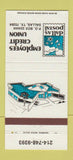 Matchbook Cover - Employees Credit Union Dallas TX 30 Strike