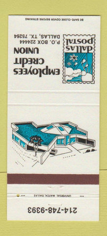 Matchbook Cover - Employees Credit Union Dallas TX 30 Strike