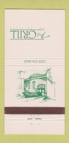 Matchbook Cover - The Grill on the Alley Beverly Hills CA WEAR 30 Strike