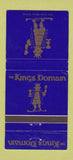 Matchbook Cover - Kings Domain Lake Louise AB 30 Strike