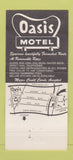 Matchbook Cover - Oasis Motel Los Angeles CA 30 Strike