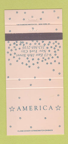 Matchbook Cover - America New York City 30 Strike