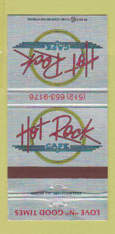 Matchbook Cover - Hock Rock Cafe San Antonio TX 30 Strike