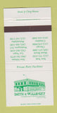 Matchbook Cover - Smith and Wollensky Steak CHAIN 30 Strike