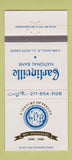 Matchbook Cover - Carlinville National Bank IL 30 Strike