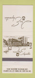 Matchbook Cover - The Edgewater Lake Mendota Madison WI 30 Strike
