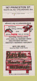 Matchbook Cover - Bob White's Princeton Restaurant North Chelmsford MA 30 Strike