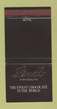 Matchbook Cover - Lindt Chocolates West Drayton UK England 30 Strike