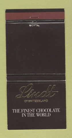 Matchbook Cover - Lindt Chocolates West Drayton UK England 30 Strike