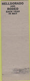 Matchbook Cover - Matchbook Cover Elks Club Las Vegas NV