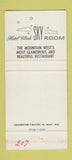Matchbook Cover - Hotel Utah Motor Lodge Salt Lake City UT WEAR 30 Strike