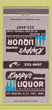 Matchbook Cover - Kappy's Liquor St Paul MN 30 Strike