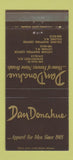 Matchbook Cover - Don Donahue Men's Clothes Schenectady Latham NY 30 Strike