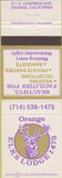 Matchbook Cover - Matchbook Cover Elks Club Orange CA