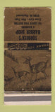 Matchbook Cover - Torbeck's Barber Shop St Louis MO 30 Strike