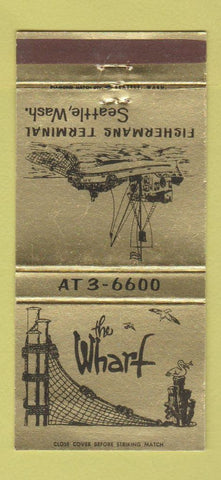 Matchbook Cover - The Wharf Seattle WA 30 Strike