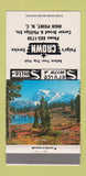 Matchbook Cover - Paige's Crown High Point NC Travel Service? 30 Strike