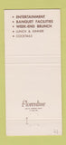 Matchbook Cover - Promenade Restaurant Marina Del Rey CA 30 Strike