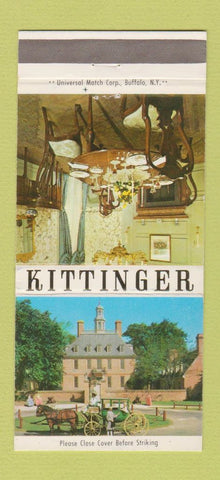 Matchbook Cover - Kittinger Williamsburg Furniture CHAIN 30 Strike