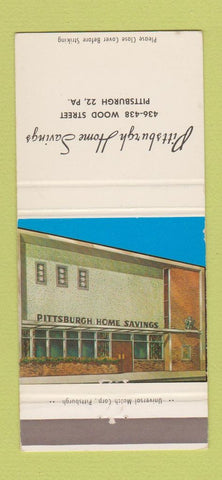 Matchbook Cover - Pittsburgh Home Savings PA 30 Strike