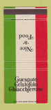 Matchbook Cover - Guespato Cristofolo Chiacchierone Restaurant 30 Strike