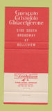 Matchbook Cover - Guespato Cristofolo Chiacchierone Restaurant 30 Strike