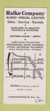 Matchbook Cover - Ralke Company Audio Visual Los Angeles CA WEAR 30 Strike