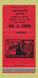 Matchbook Cover - Double V Bar Champion MI 30 Strike