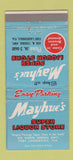 Matchbook Cover - Mayhue's Liquor Store Fort Lauderdale FL 30 Strike