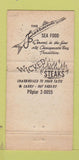 Matchbook Cover - Barracuda Seafood Restaurant Rockville MD 30 Strike