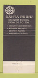 Matchbook Cover - Santa Fe Inn El Monte CA 30 Strike