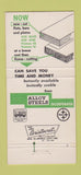 Matchbook Cover - Alloy Steels Kaiser Aluminum Detroit MI 30 Strike