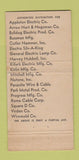 Matchbook Cover - Splane Electric Supply Detroit MI WEAR 30 Strike
