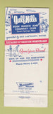 Matchbook Cover - Gulf Hill Dude Ranch Ocean Springs MS 30 Strike